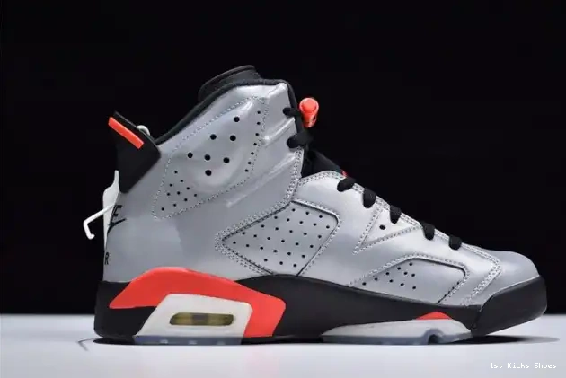 1st Kicks JSP Jordan CI4072-001 6 3M Infrared Air Reflective 0523